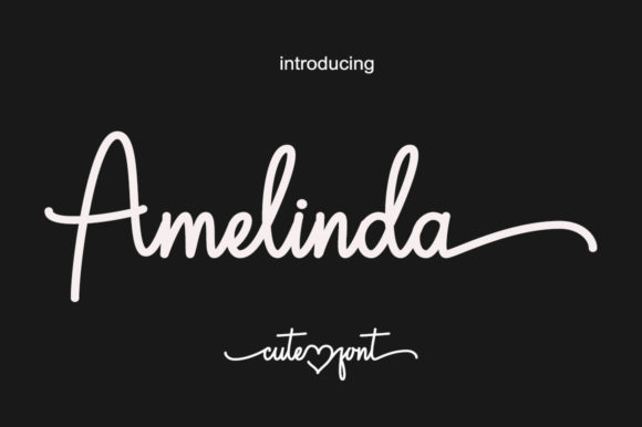 Amelinda: A Classy Script Font