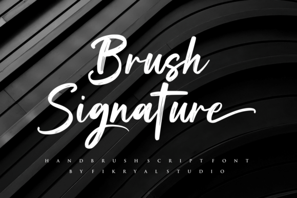Brush Signature Font for Web Design