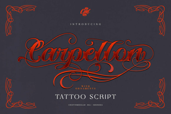 Carpellon Font: Elegant Script for Craft Projects