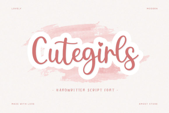 Cutegirls Font: Handwritten Elegance