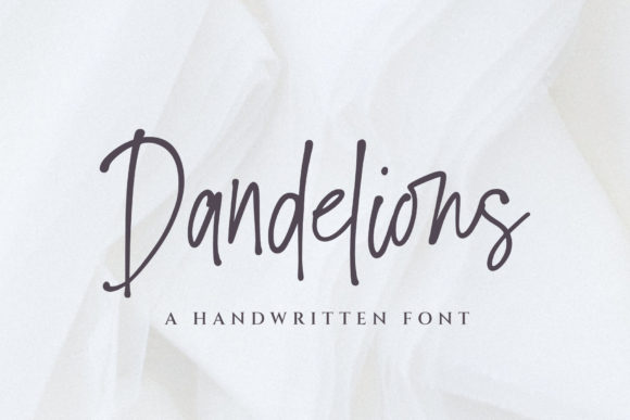 Dandelions Font for Business