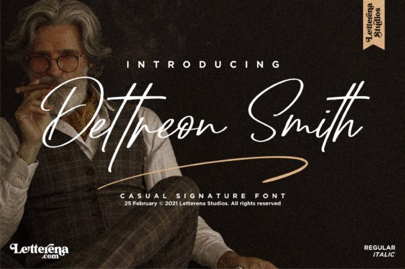 Dettreon Smith: A Luxurious Script Font