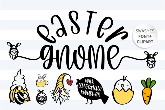Easter Gnome Font for Creative Campaigns