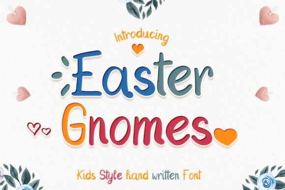 Easter Gnomes Font for Business