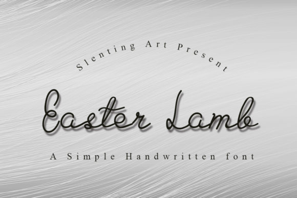 Easter Lamb: A Whimsical Script Font