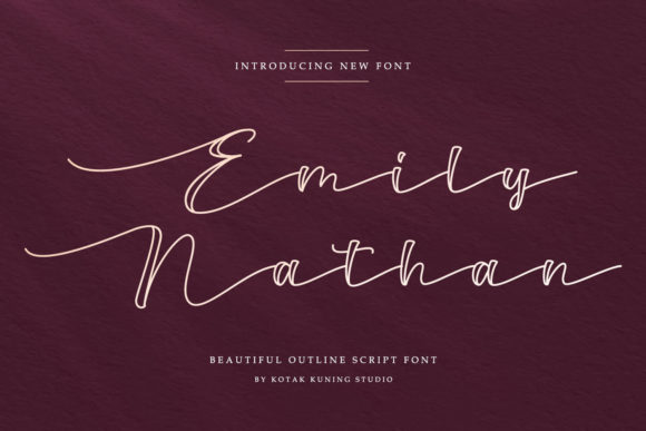 Emily Nathan: A Font for Business Elegance