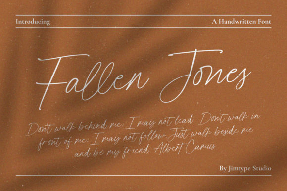 Fallen Jones Font for Creative Projects