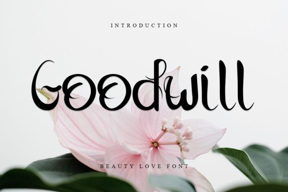 Goodwill Font: Trendy Handwritten Type