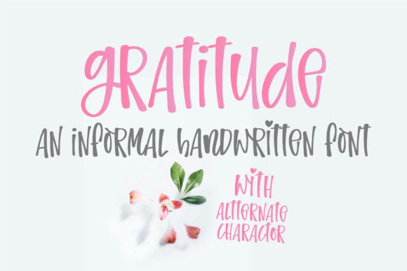 Gratitude: A Script Font for Real Design Work