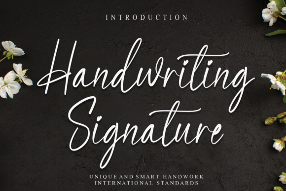 Handwriting Signature Font for Business