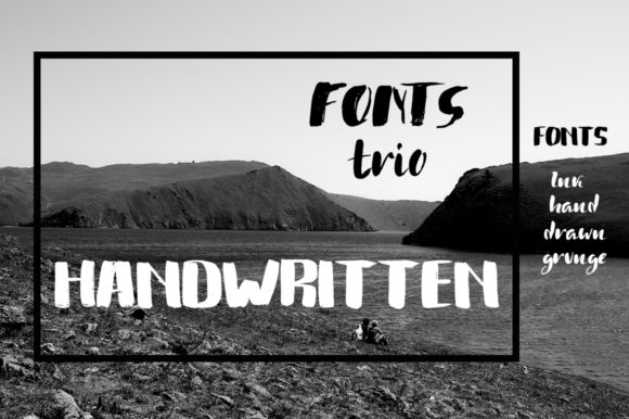Handwritten Trio: A Font That Elevates Your Brand