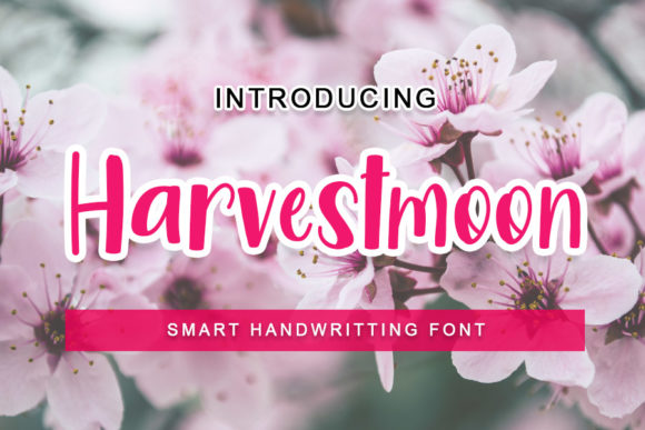 Harvestmoon Font: Whimsical Script for Crafters