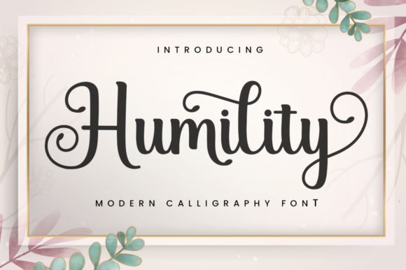 Humility: A Graceful Font for Digital Marketing