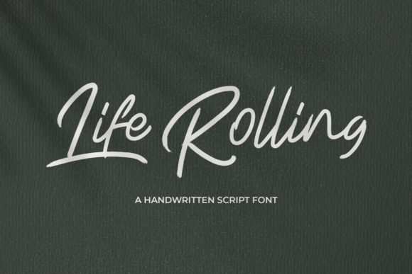 Life Rolling: Elegant Handwriting Font