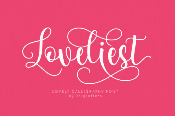 Loveliest: A Romantic Typeface for Editorial Design