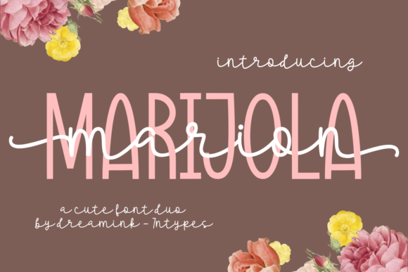 Marion Marijola Font for Creative Makers