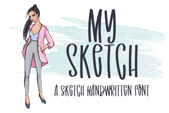 My Sketch: A Handwritten Font for Creative Projects