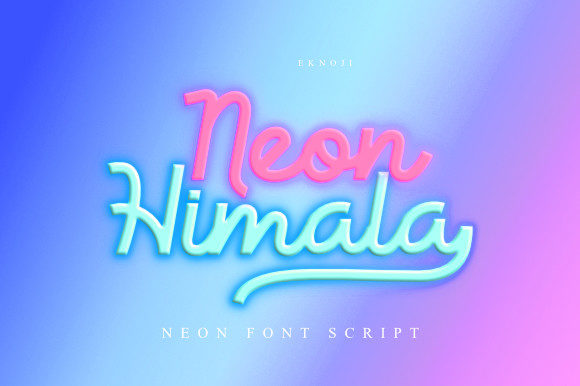 Neon Himala Font for Elegant Design