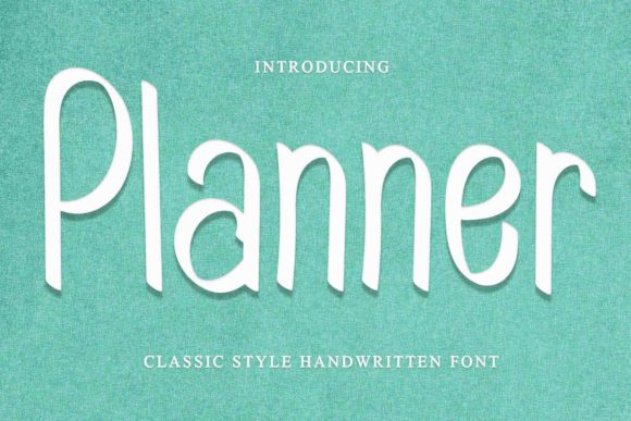 Planner: A Font for Business Style