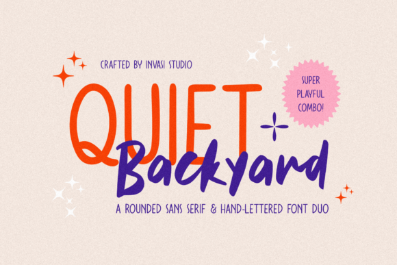 Quiet Backyard Font for Creative Projects