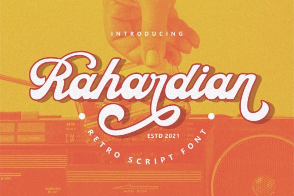 Rahardian: A Stylish Script Font for Branding