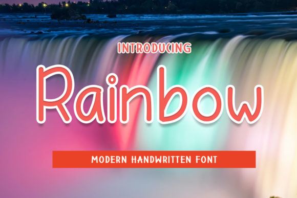 Rainbow Font: A Creative Typeface for Web Design