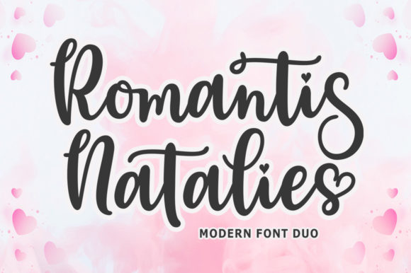 Romantis Natalies Font for Marketing