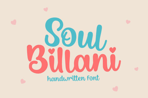 Soul Billani: A Script Font for Real Design Work