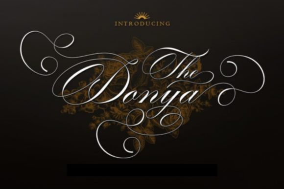 The Donya: A Refined Script Font