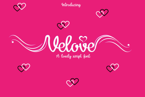 Velove: A Romantic Script Font