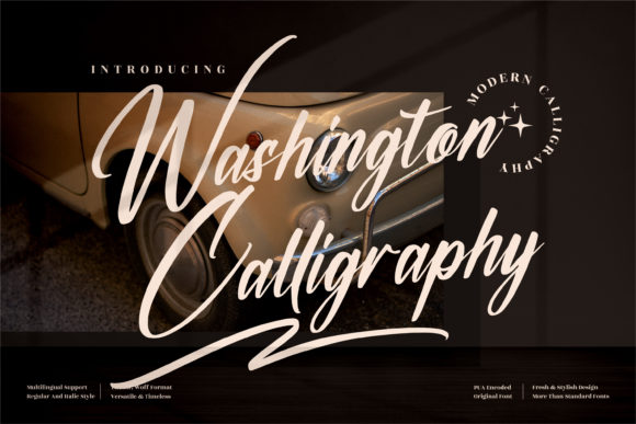 Washington Calligraphy: A Magical Script Font
