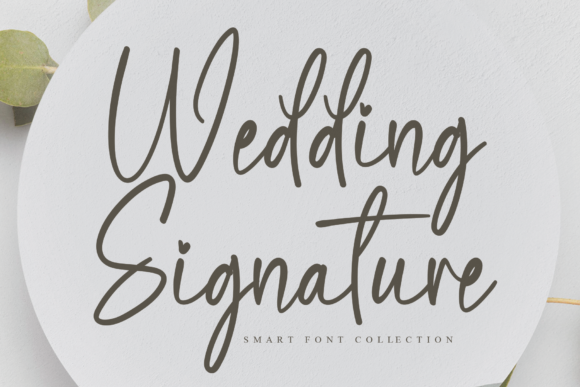 Wedding Signature Font for Web Design